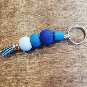 Handmade Blue Keychain